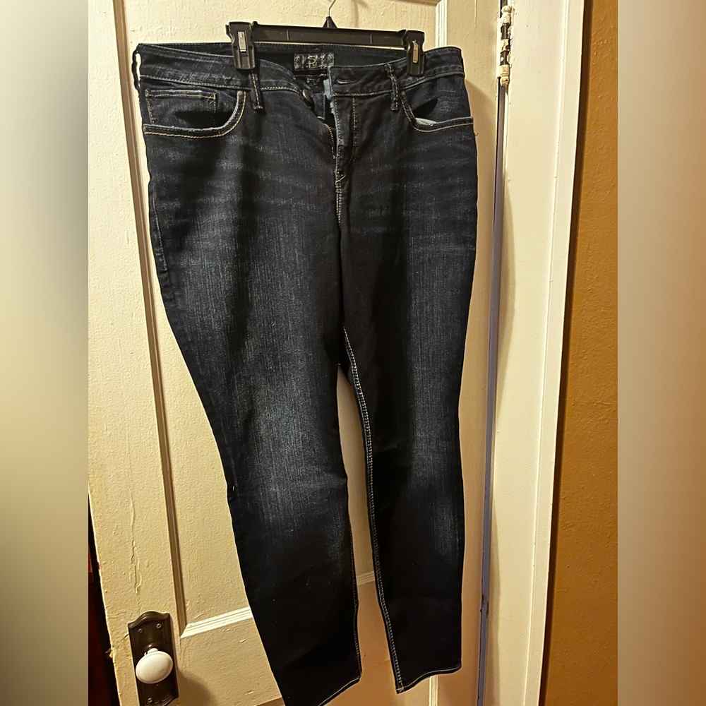 Silver Stevie Skinny Jean